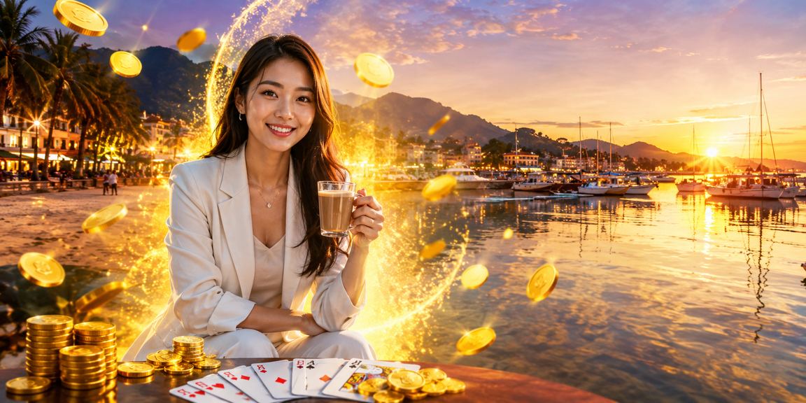 Meja baccarat sebenar yang digunakan di kasino Langkawi